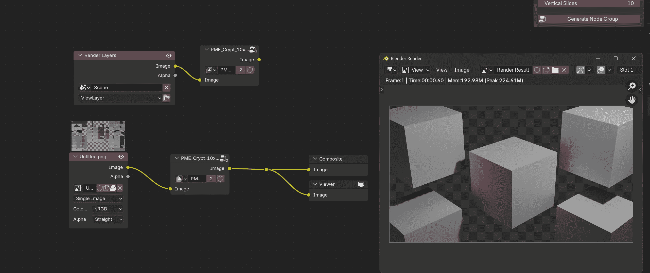 Image in a image block