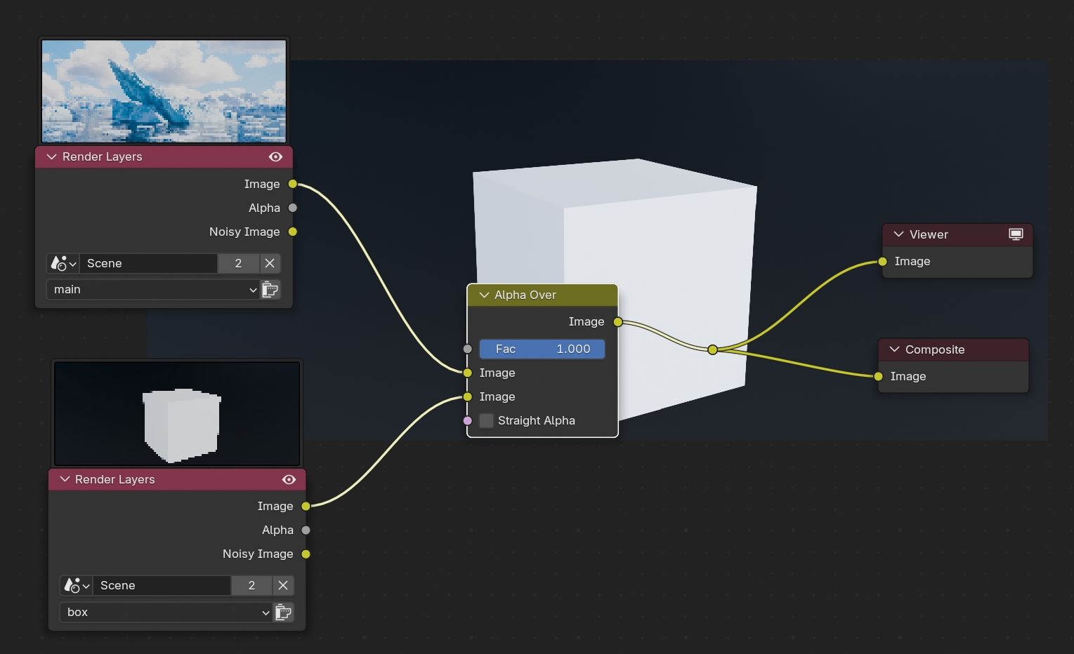 Image in a image block